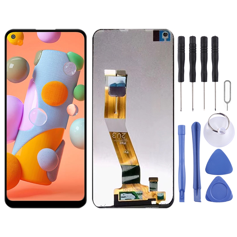 Original Super AMOLED LCD Screen for Samsung Galaxy A11 with Digitizer Full Assembly(Hua jia kang department store)
