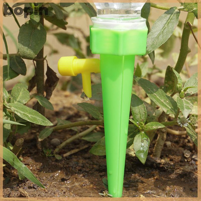 Bopin 10pcs tự động tưới nhỏ giọt hệ thống tự tưới nước Spike cho các nhà máy nhà kính vườn có thể điều chỉnh tự động nước Dripper thiết bị