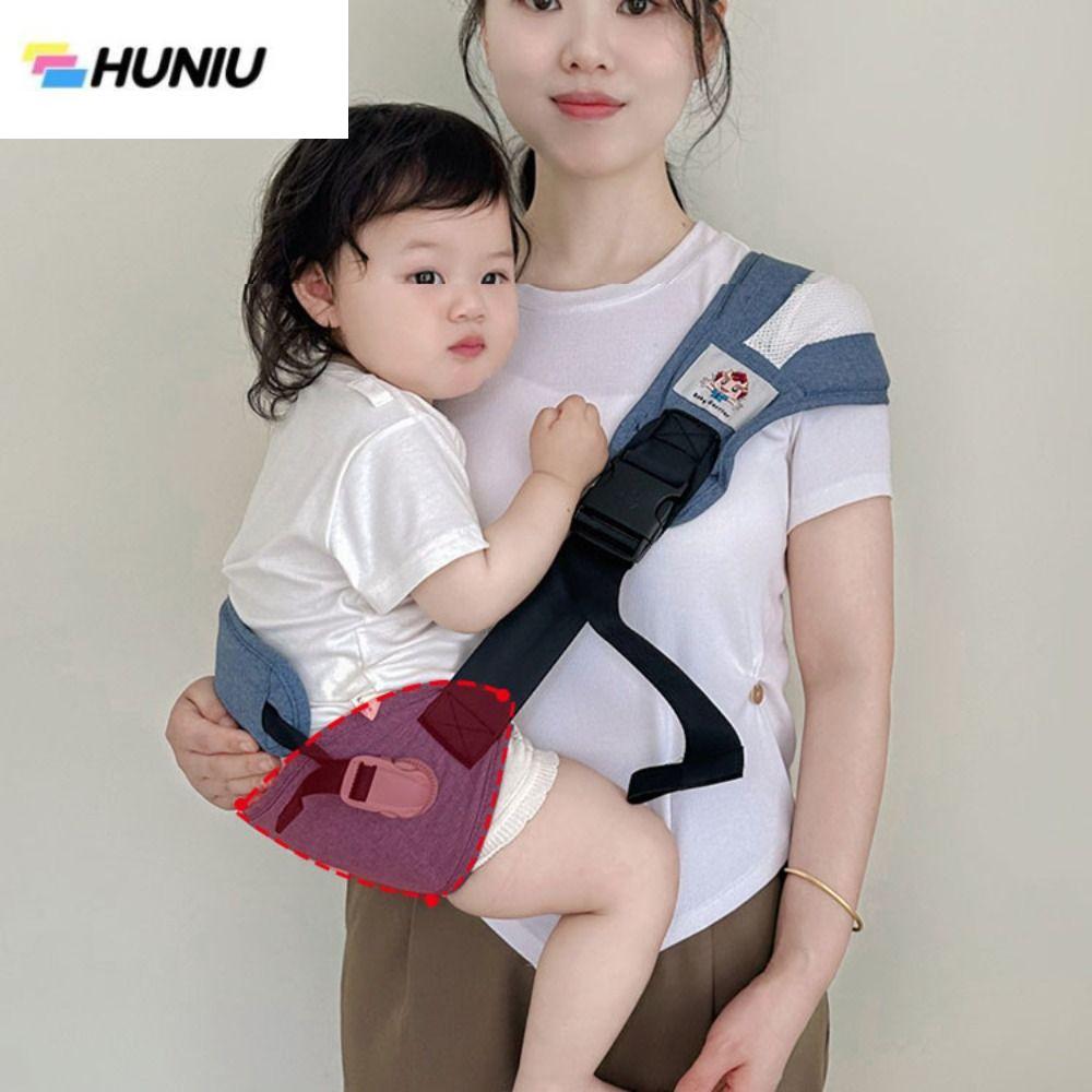 HUNIU ทารกแรกเกิดถืออยู่ข้างหน้า ผ้าห่อตัวเด็ก พร้อมการป้องกันเอว กระเป๋าจิงโจ้สำหรับทารก กระเป๋าเป้สำหรับเด็กทารก สะดวกสบาย ตาข่าย ผ้าห่อตัวสำหรับทารกแรกเกิด ทารกแรกเกิด ราคา 375 บาท*ส่งฟรี