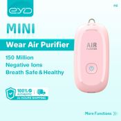 EYD M8 Personal Air Purifier Necklace with Screen Display