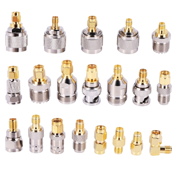 Bảng giá SMA to SMA BNC N F UHF Type Connectors Kits RF Adapter 20 Type,SMA Female to F Male,SMA Female to F Female