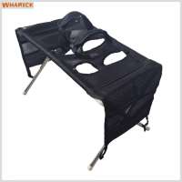 Axisuy Small Animal Bathing Tool Pet Grooming Hammock Foldable Pet Grooming Table with Hammock – 4 or 8 Holes Portable Bathing Nail Trimming Station for Cats Small Dogs Ideal for Home Salon Use