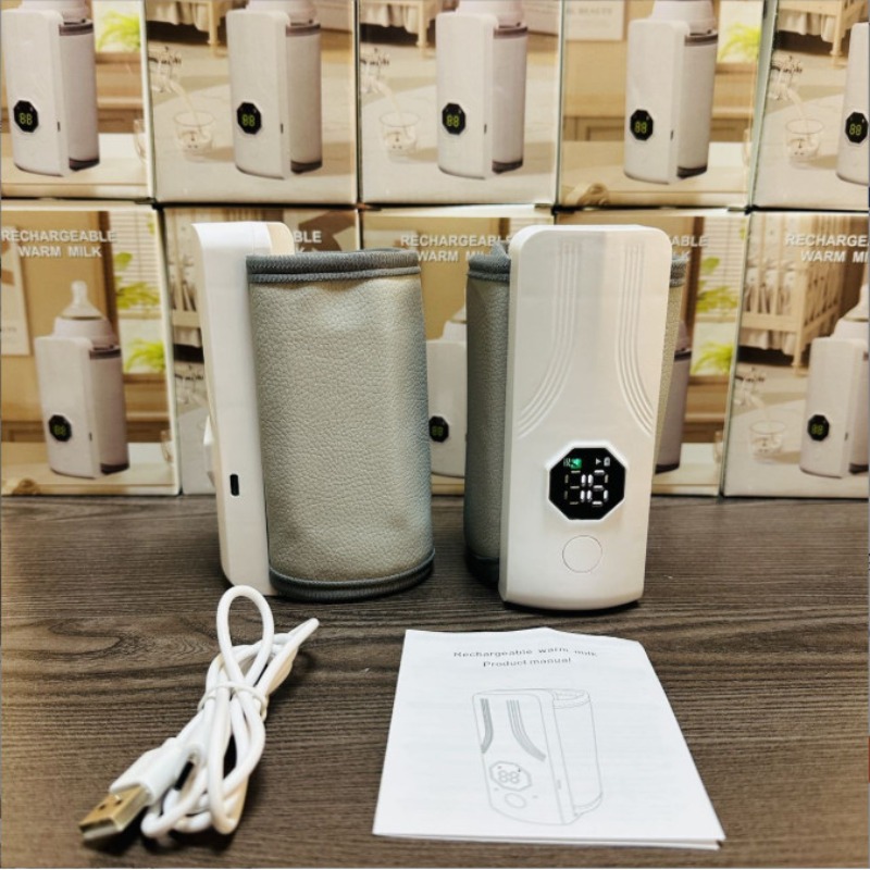 Aoduoyaya Portable Milk Bottle Warmer Adjustable Temperature LED Display Milk Warmer Heater Pemanas Susu 温奶器