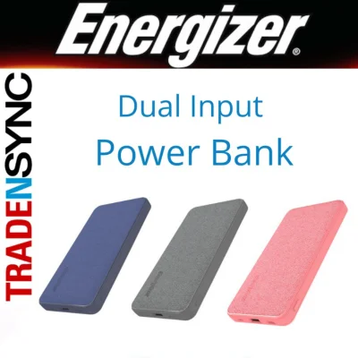 [Energizer Dual Input Power Bank] UE10043 For Smartphones, Tablets & More 10000mAh