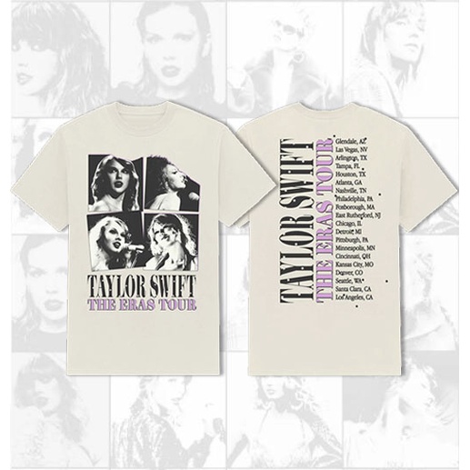 Taylor swift the eras tour 2023 speak now album merch cotton t-shirt men's and women's fashion loose short sleeve top summer casual couple shirt tee