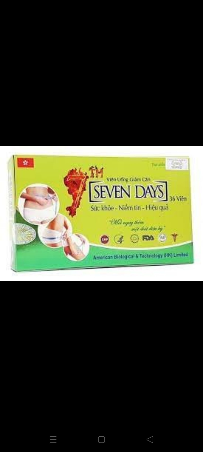 VIÊN UỐNG GIẢM CÂN SEVEN DAYS