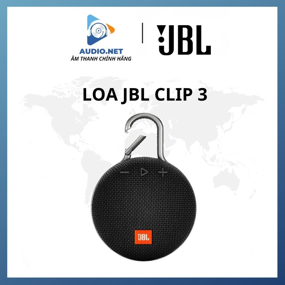 Loa Bluetooth không dây JBL Clip 3 di động Clip3 Âm Thanh Siêu Trầm Bảo hành 12 tháng, lỗi 1 đổi 1 trong 1 tháng