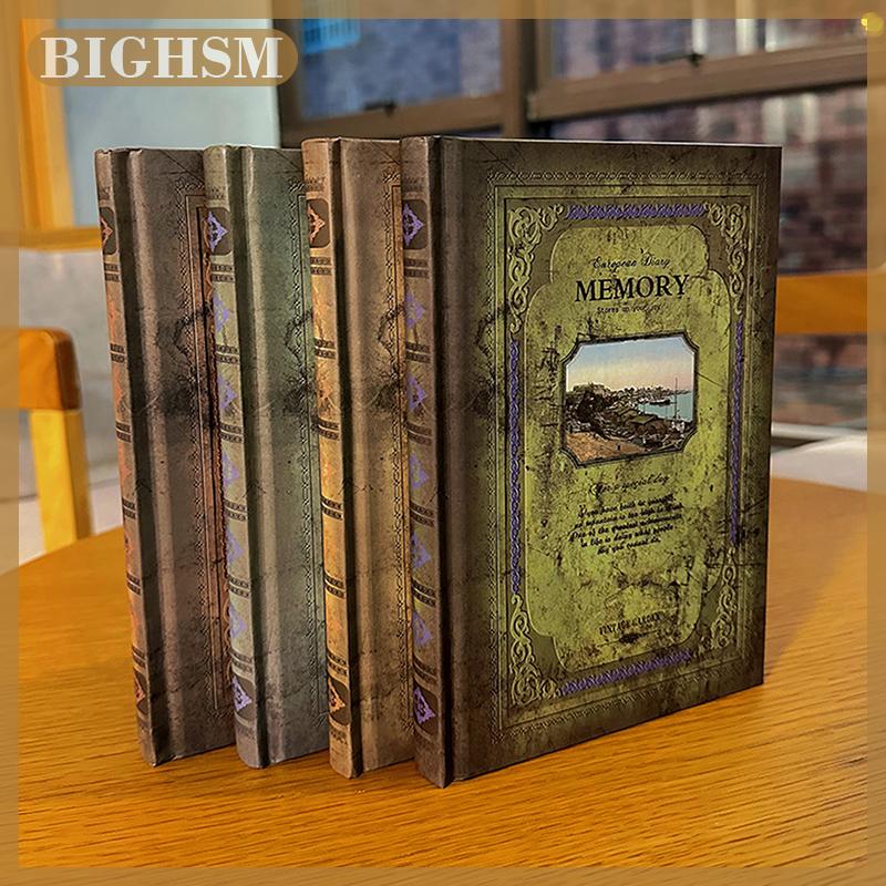 BIGHSM Châu Âu Retro thicked máy tính xách tay ma thuật sáng tạo A5 cuốn sách nhật ký Quà Tặng cổ điển cho sinh viên