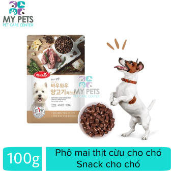 Phô Mai Thịt Cừu BowWow Snack Cho Chó -  Túi 100g