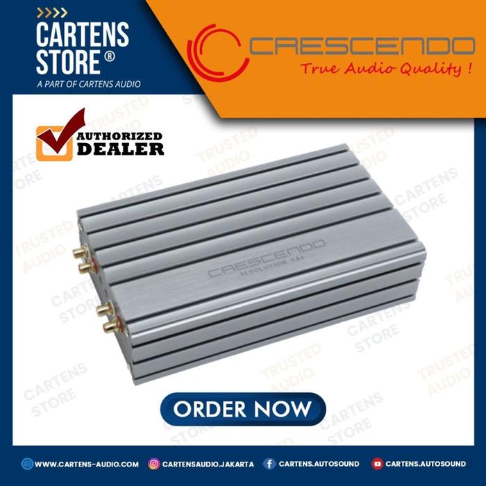 POWER AMPLIFIER CRESCENDO REVOLUTION 5A4 BY CTS-STORE.COM - OTO EXPRESS Harga 13,180,000 rupiah*Gratis Ongkir
