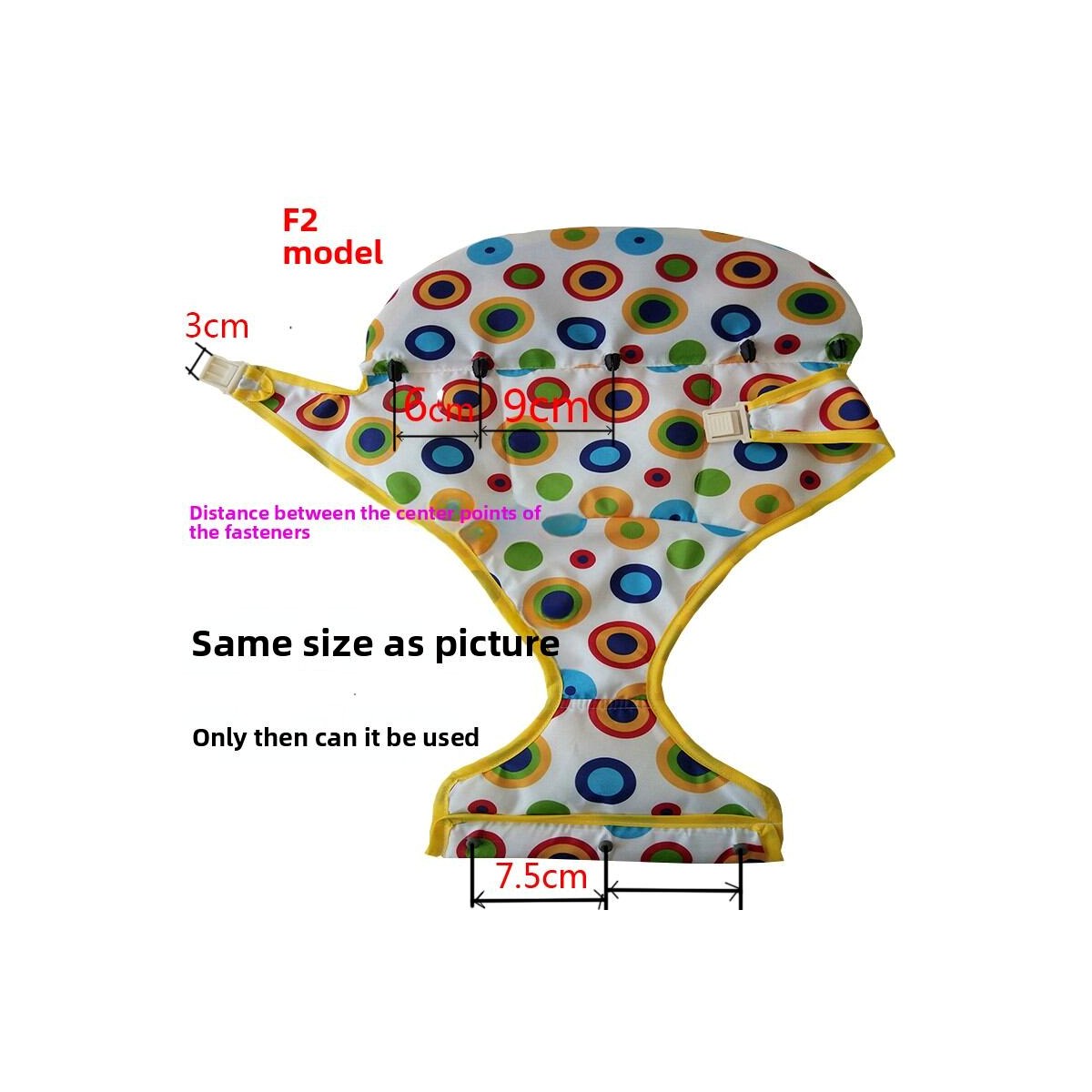 【Mild Charm】 Baby Walker Seat Cushion Old Model Non- Stroller Pad Infant Pushchair Seat Cover Accessory Childrens Products