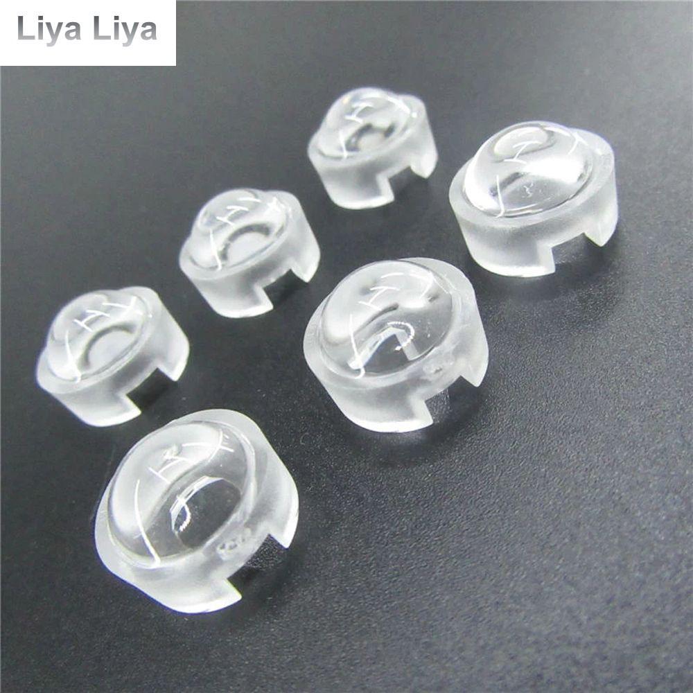 LIYA 1W 3W Ống kính quang học Ống kính 15 30 45 60 90 100 độ Ống kính acrylic lồi cho IR CCTV Ống kính chuẩn trực Ống kính mini Ống kính acrylic Ống kính LED Ống kính 13mm