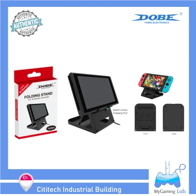 [SG Wholesaler] TNS-1788 DOBE Nintendo Switch Portable Folding Desktop Stand / Adjustable Foldable Bracket Dock Console for NS