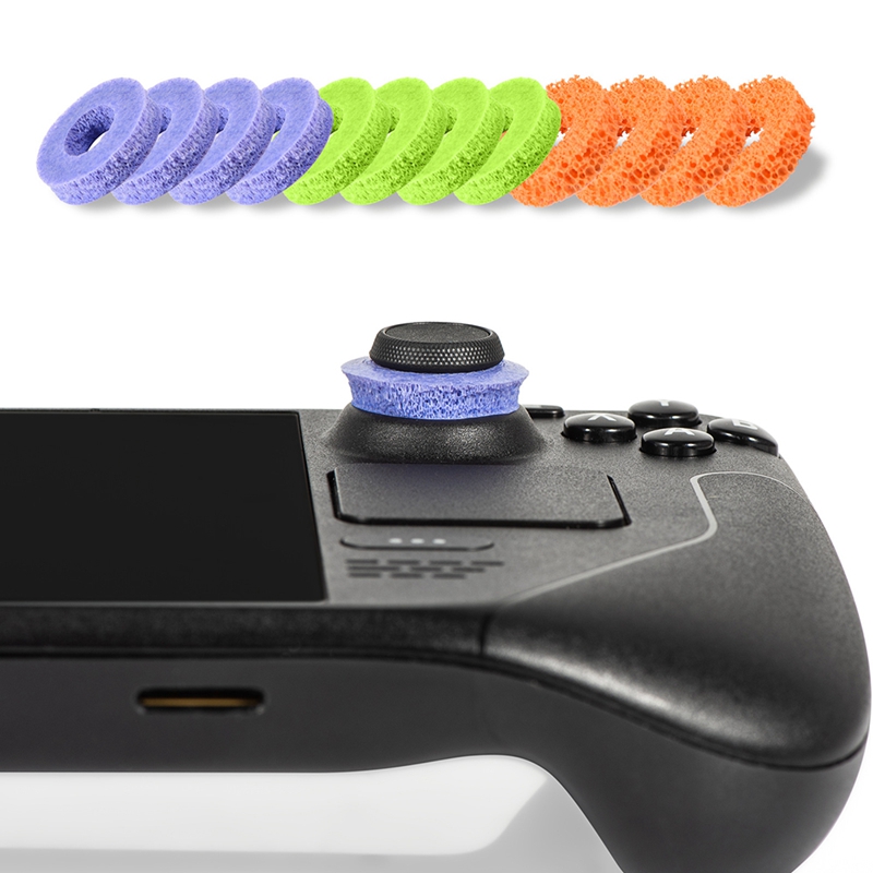 12 Pieces Protective Joystick Rings for Steam Deck/Xbox/PS5/PS4/Switch Game Console Joystick Game Console Replacement Parts