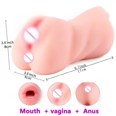 Discreet Packing Pocket Pussy Realistic Silicone Real Sex Virgin Cup Sex Shop Fake Erotic Men Pleasure Male Masturbator Vagina Sex Toys for Men