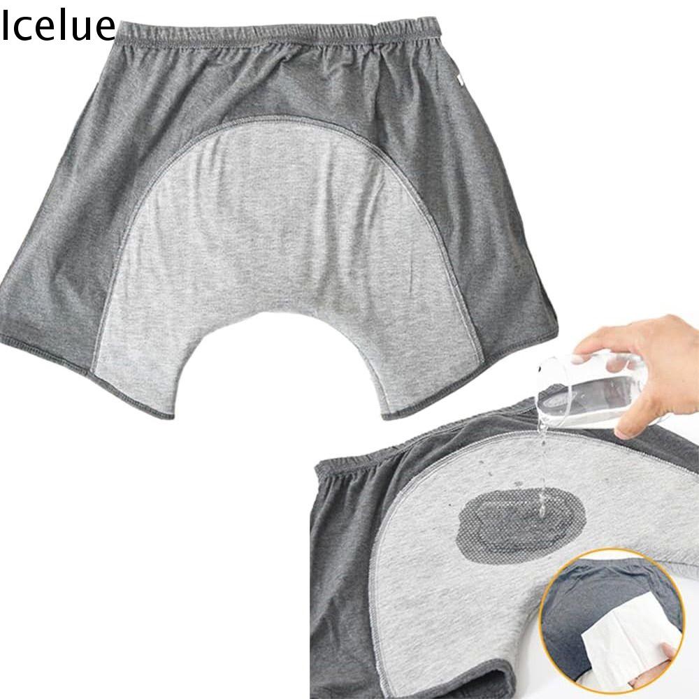 ICELUE Kháng khuẩn Quần tã người lớn bằng graphene Đàn hồi Chống rò rỉ Tã có thể giặt Mặc thoải mái Thân thiện với da Quần lót thấm hút Chăm sóc người cao tuổi