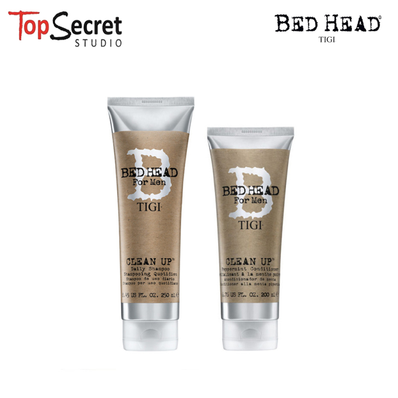 Buy TIGI Bed Head for Men Clean Up Bundle (Shampoo 250ml + Conditioner 200ml) Singapore