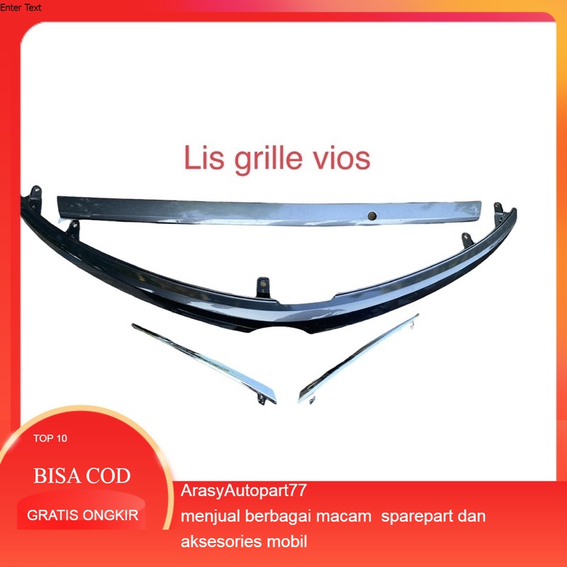 Lis grille Vios original warna Harga 450,000 rupiah*Gratis Ongkir