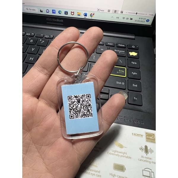 Kẹp Tóc Kèm QR Code Tiện Lợi Lì Xì Tết Cho Bé