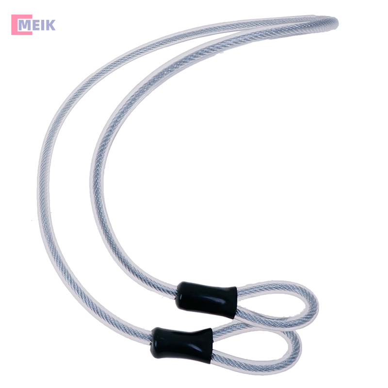 MEIK Khóa dây xe đạp 1.2m 10mm Khóa dây cáp thép chắc chắn cho xe đạp dây chống trộm