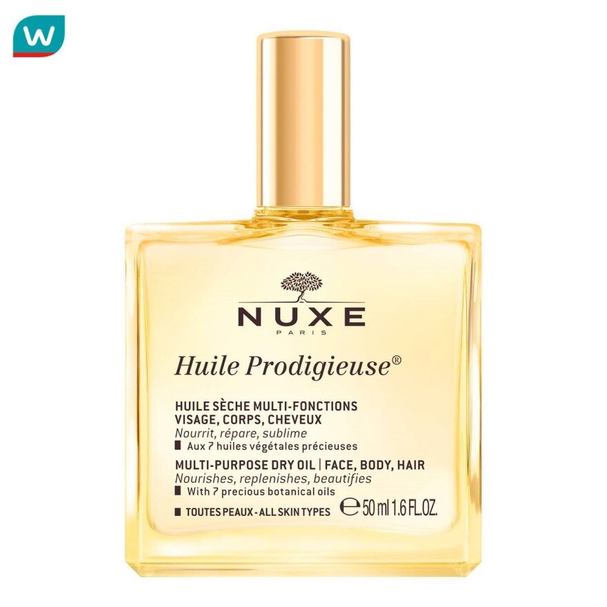Nuxe Huile Prodigieuse Multi-Purpose Dry Oil 50 ml. Multi-Purpose Dry Oil (Face,Body, ราคา 885 บาท*ส่งฟรี