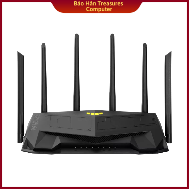 Router Wifi6 ASUS TUF-AX6000 Gaming Router Chuẩn AX6000/ 1148+4804 Mbps (Router WiFi có thể mở rộng)