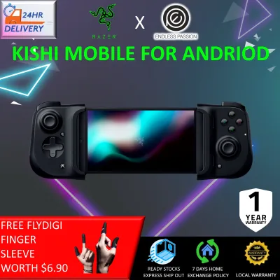 Razer Kishi Controller for Android: Compatible with Most USB-C Android Phones - Cloud Gaming Ready - Type-C Passthrough Charging - Clickable Analog Thumbsticks