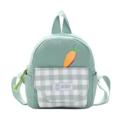 Kids Cute Baby Carrot Canvas Backpack