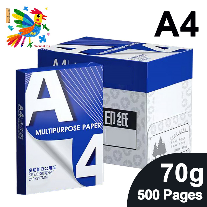 Factory delivery Office Paper Copier Paper 70/80gsm Highest quality Long/A4/Short Copy Bond Paper 100/500Sheets