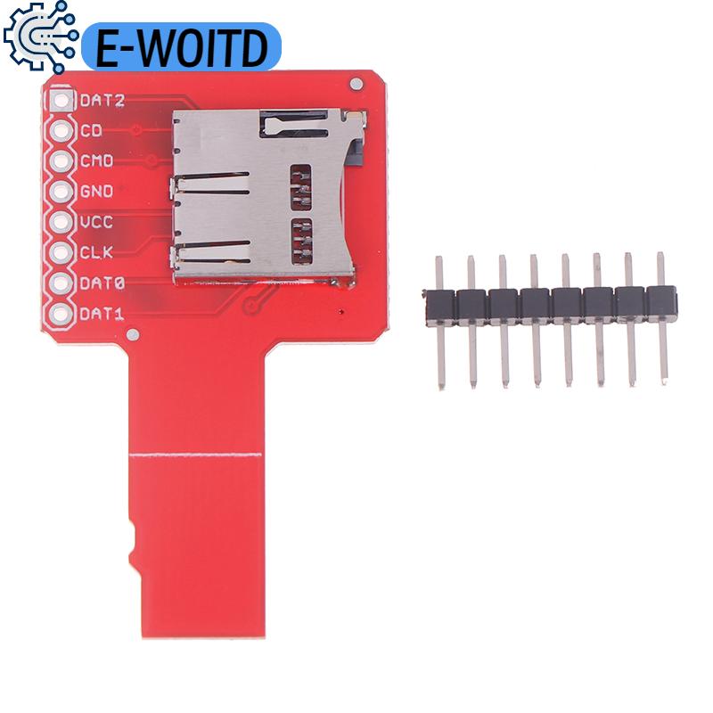 E-WOITD Sniffe แผ่นอะแดปเตอร์สำหรับการ์ด TF ใช้ได้กับการ์ดอะแดปเตอร์ทั่วไป1ชิ้น microSD sniffe TF ราคา 46 บาท*ส่งฟรี