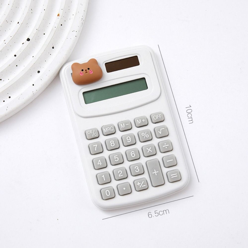 CROSSTIME Động vật hoạt hình Máy tính mini cầm tay dễ thương 8 chữ số Trọng lượng nhẹ Máy tính hoạt hình dễ thương Tính toán thuận tiện Nhỏ Làm việc văn phòng - 8