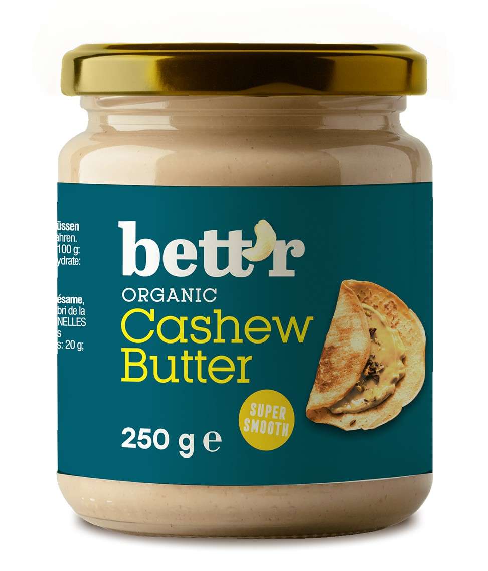 Bơ hạt điều hữu cơ Better organic Cashew Butter 250g