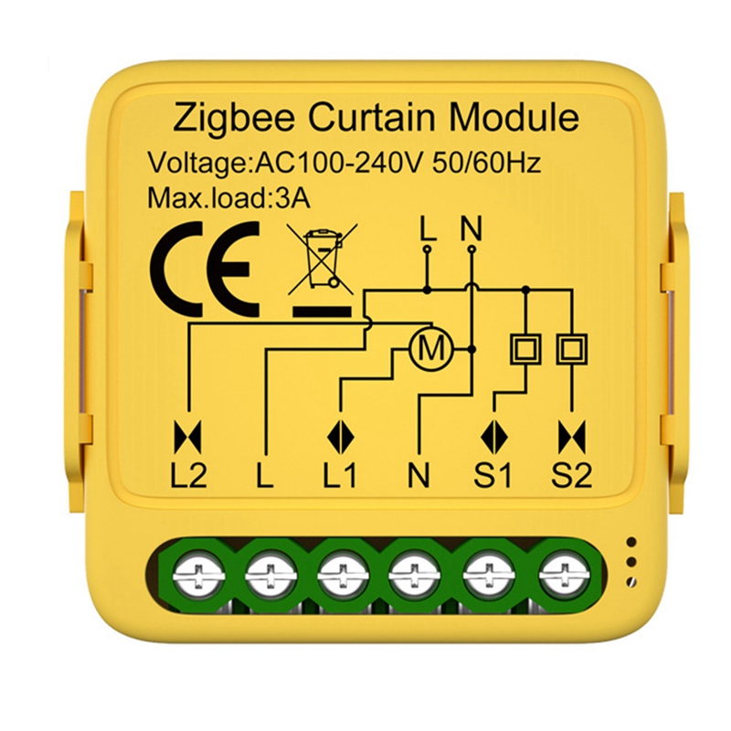 Tuya Smart Curtain Switch Module Connected Roller Shutters Blind Motor Smart Life APP Works with Home Giá  288,400 Đồng*Miễn phí vận chuyển