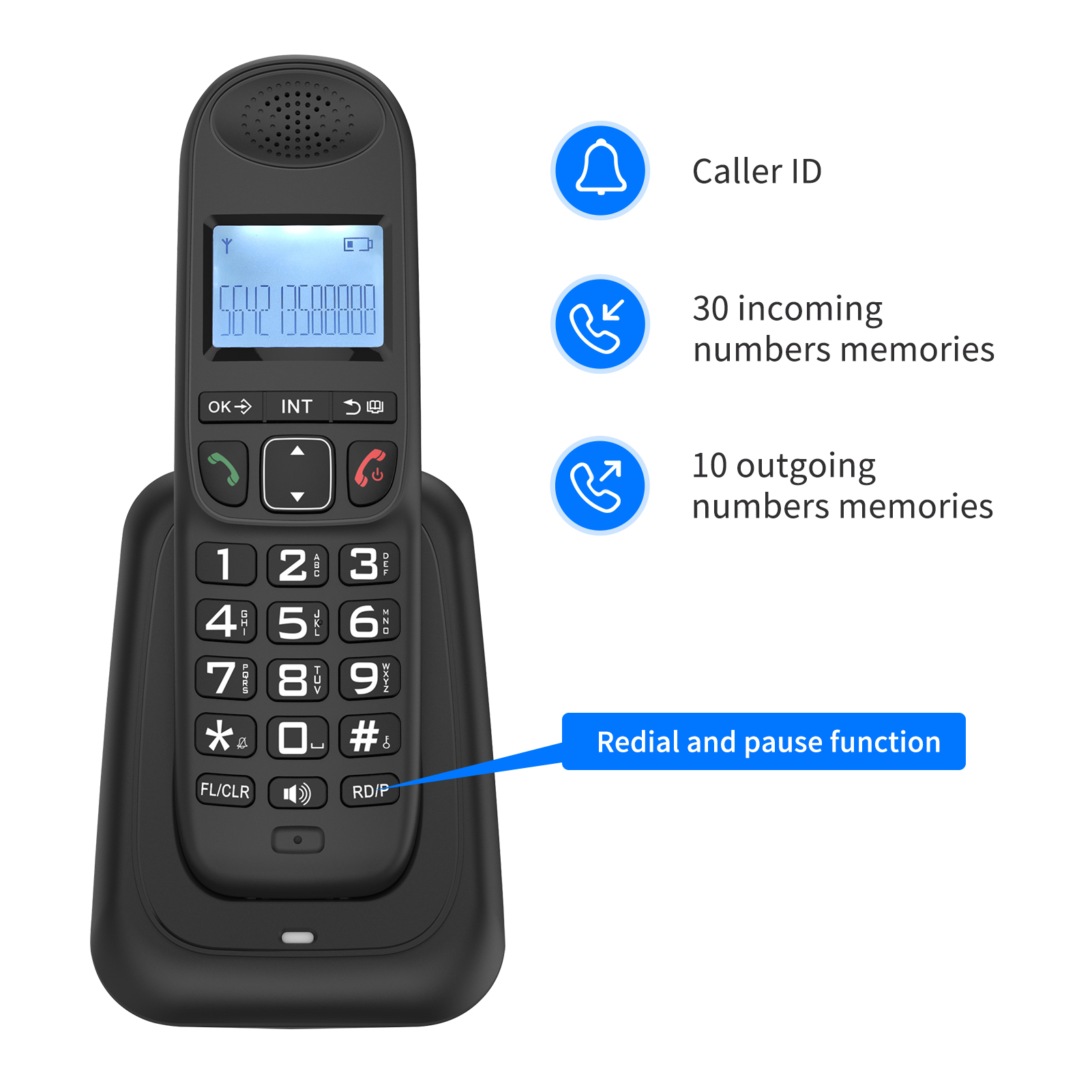 Bisofice Calls Intercom Conference Intercom Conference Call Support 5 50 Office Business Family Lines Display Caller Conference Call Mute 3 Lines Display Function 16 Office Caller Id Support 5 50 Book ราคา 1,002 บาท*ส่งฟรี