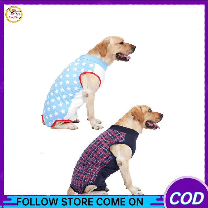 Dog Surgery Recovery Suit Pet Breathable Recovery Shirt Dog Abdominal Surgery Shirt Recovery Suit Male Neuter Female Spay Suit