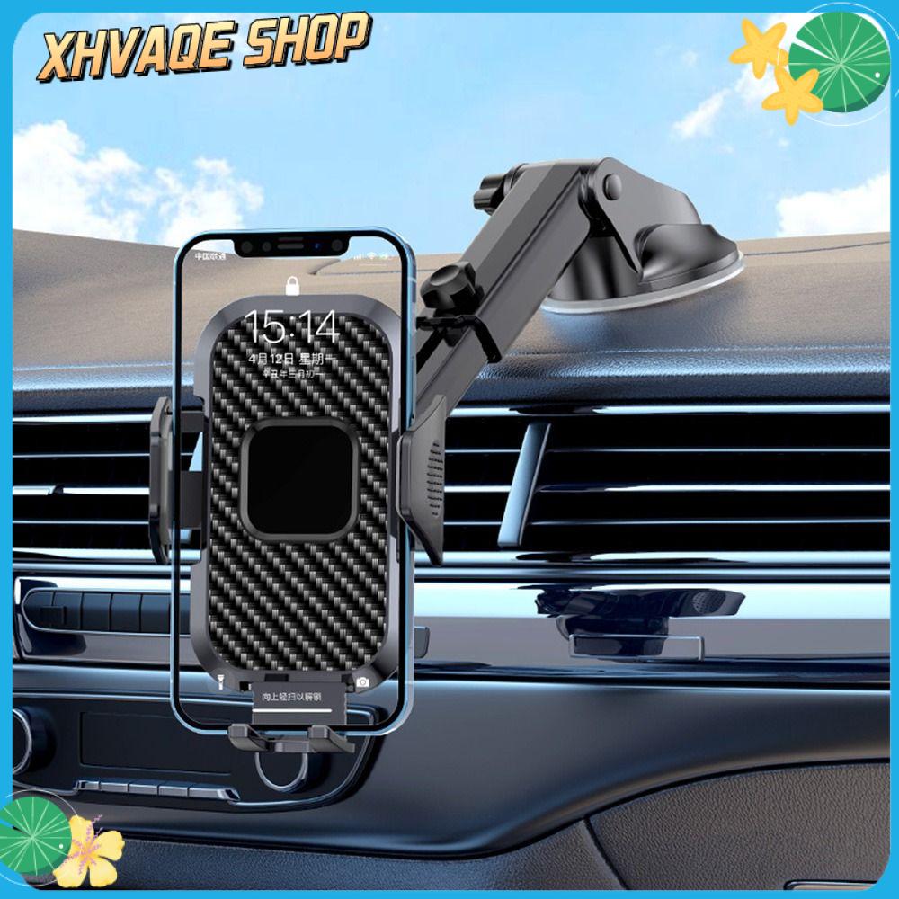 XHVAQE Hỗ trợ Kính chắn gió Chống rung Điện thoại di động Xoay 360 ° Giá đỡ điện thoại tự động trọng lực Bảng điều khiển dụng cụ hút Xe Người Giữ Điện Thoại