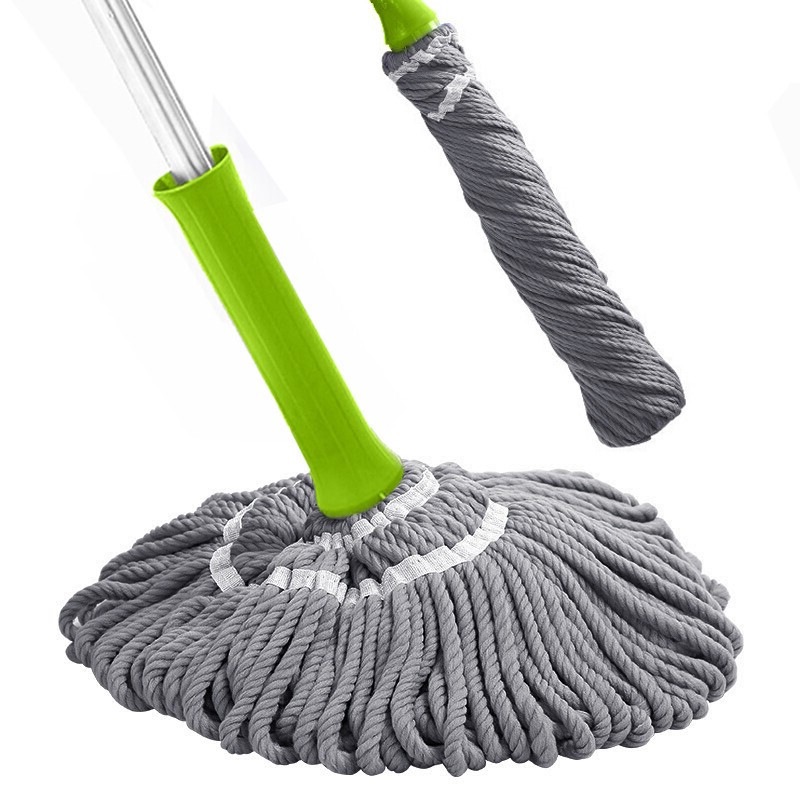 moderately Self twisting rotating household hand free head, squeezing water line floor mop mop, dry and wet universal Mops ราคา  1,115 บาท*ส่งฟรี
