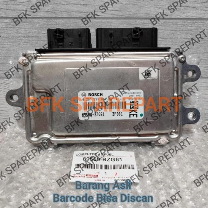 Ecu Computer Komputer Engine Control Unit Agya / Ayla 1.0 1.0cc 1000cc Matic Original Asli 89560-BZG61 Harga 1,750,000 rupiah*Gratis Ongkir