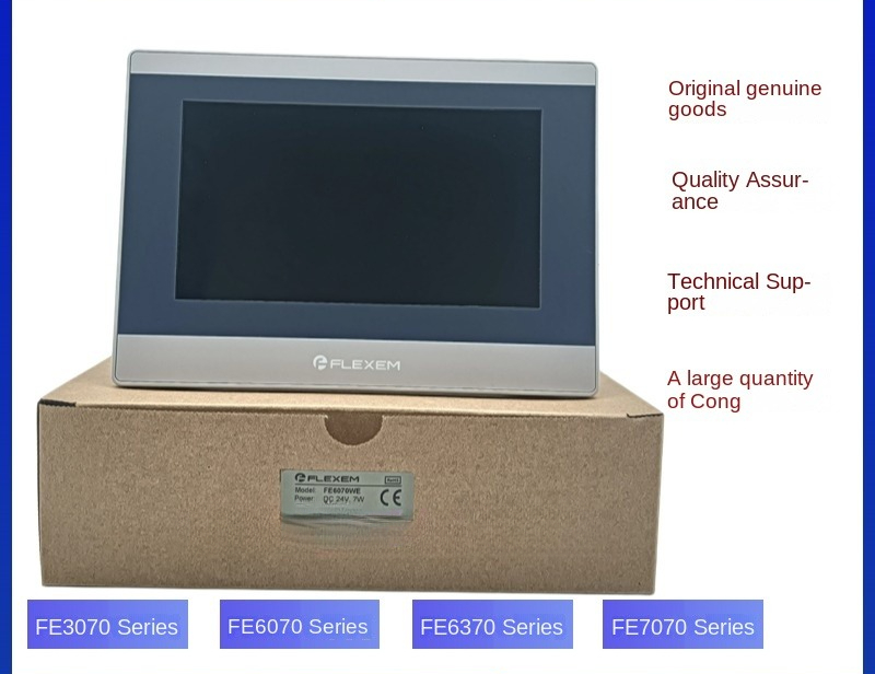 Màn Hình HMI Flexem FE3070C-V1/FE3370C/FE7070WE/FE6070C/H/FE6370WE 4.3-15.6 inch, Cổng mạng/Wifi/4G Tự Động Hóa - Ăng Ten 4G