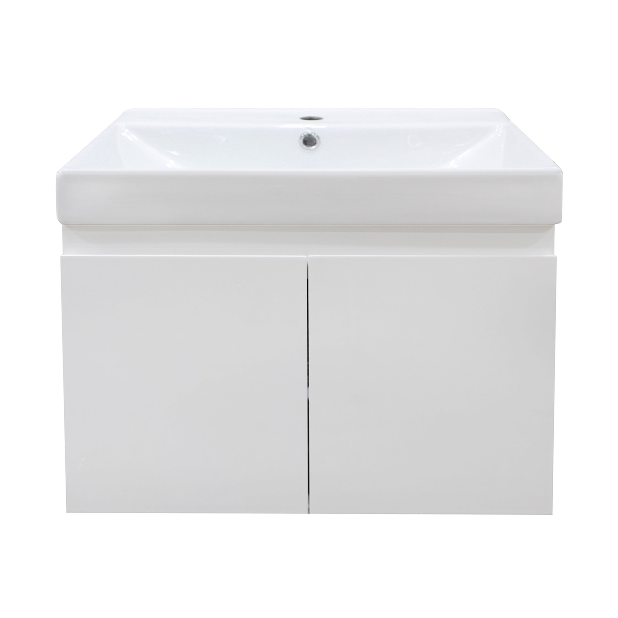 [Delivery to Bangkok and surrounding areas] KASSA PVC Bathroom Counter (KS-PVC010), 60 cm, White ราคา 4,280 บาท*ส่งฟรี