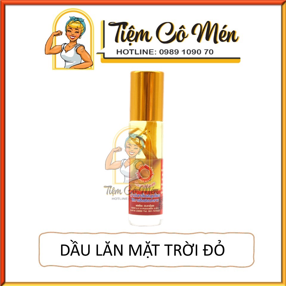 Dầu Sâm Mặt Trời Đỏ 4 Vị - Sản Phẩm Nội Địa Thái Lan