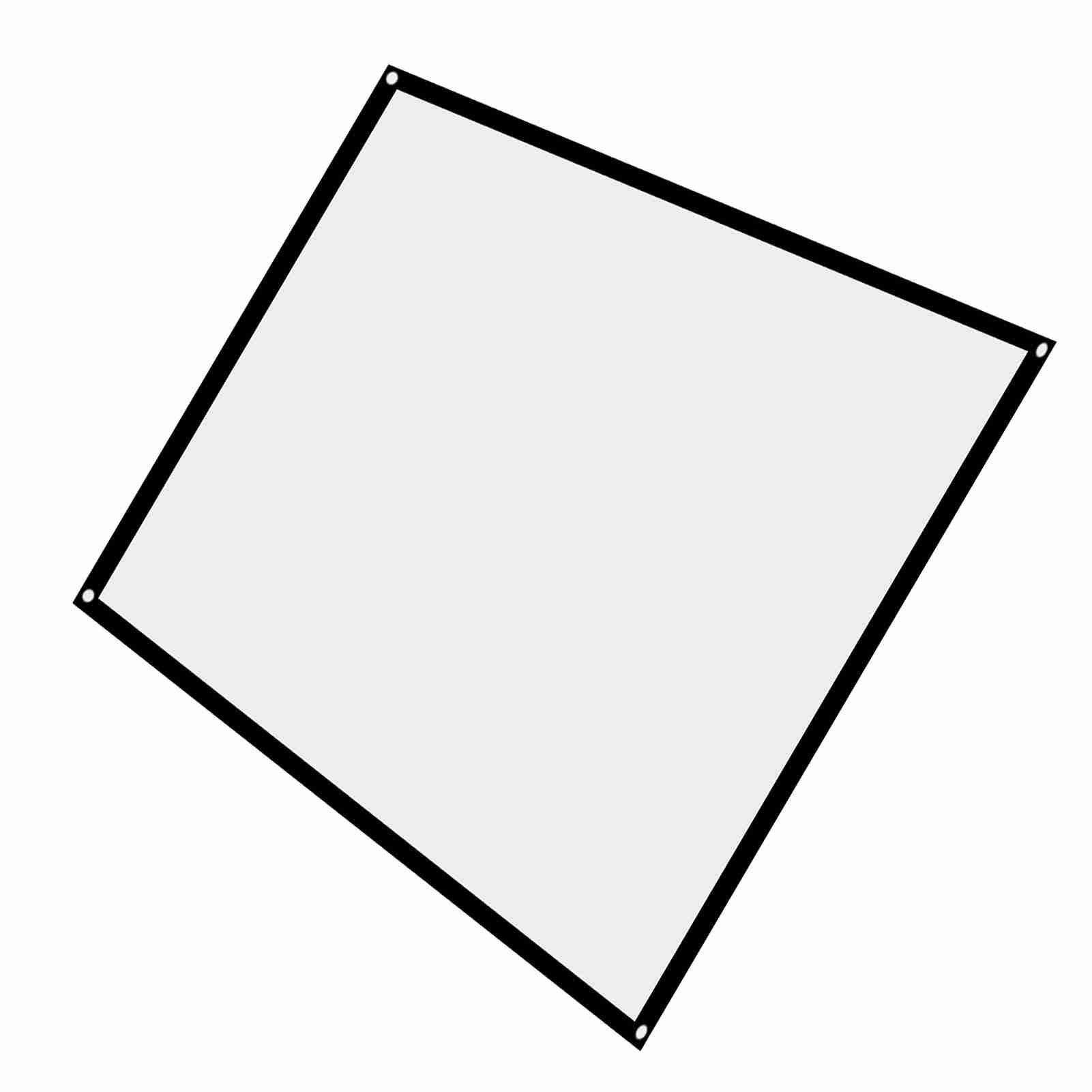 Diagonal 60100 INCH Portable Foldable White Projector Screen 4:3 for Outdoor Camping Movie (Ailgelyd61pgichyk-01) Presyo 319 Piso*Libreng Shipping