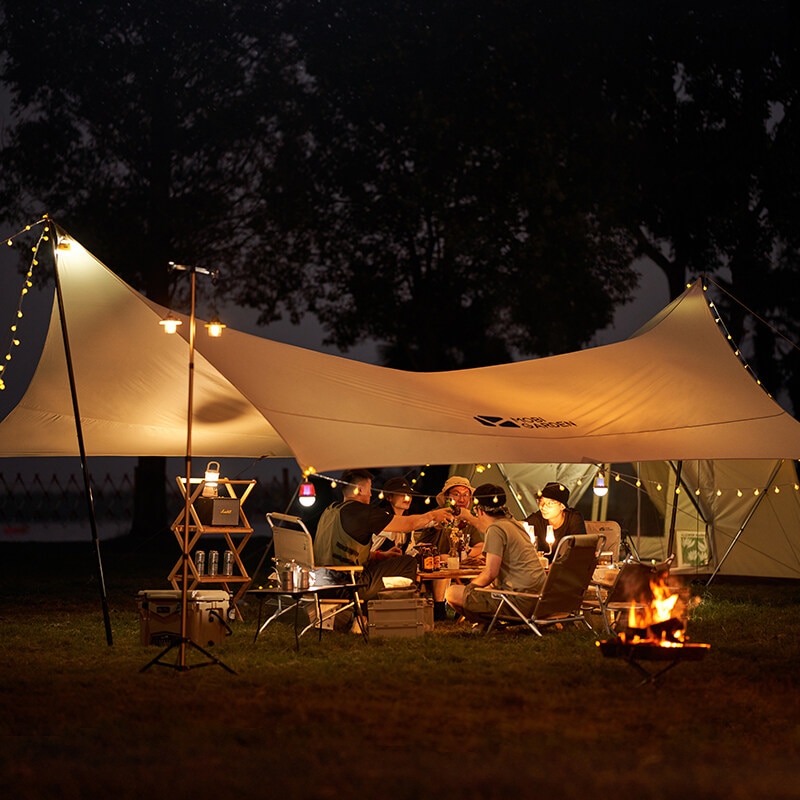 MOBI GARDEN Pergola Exquisite Pergola für Camping im Freien, regendicht, Sonnenschutz, Pergola, leicht, luxuriös, Camping, Baumwoll, Epoche 600
