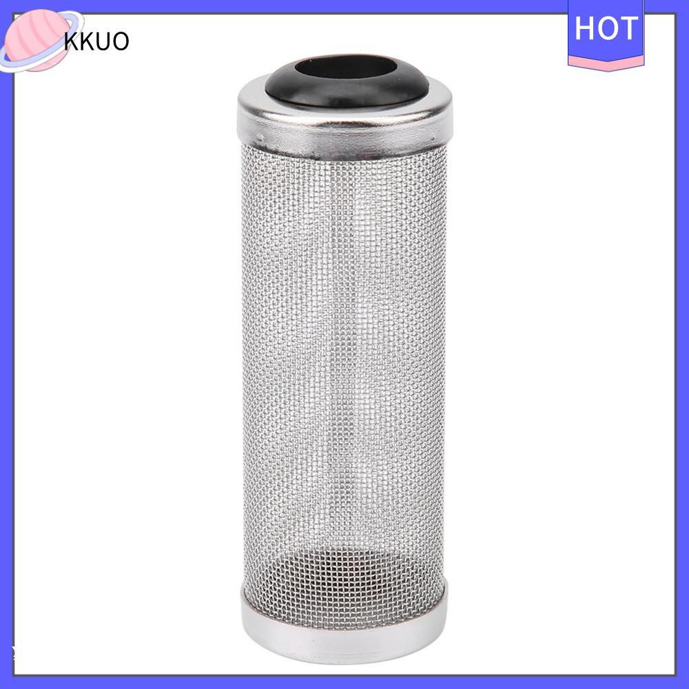 KKUO Lưới thép không gỉ Lưới lọc bể cá silicon Bọc lưới ống lưới Lưới lọc khí nạp Người bảo vệ Ống lọc trước  loại Bộ lọc bằng thép không gỉ Hít thở bể cá