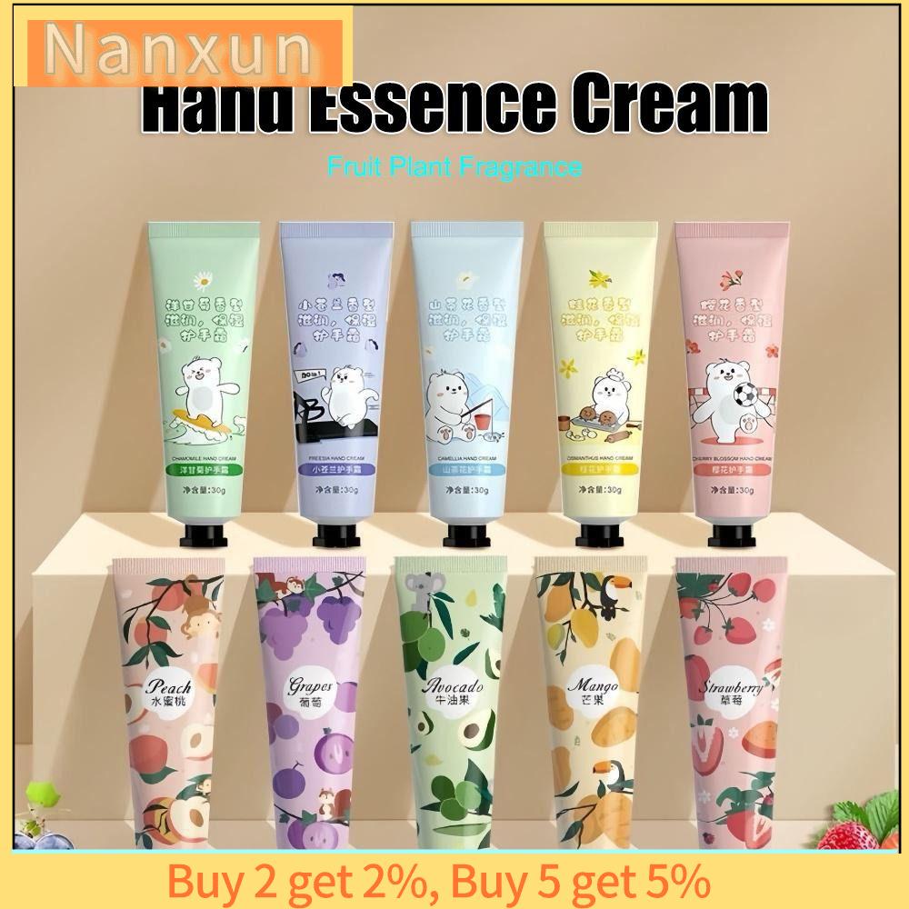 NWSJ Hương thơm cây ăn quả Kem tay Sửa chữa tay Chống khô Kem dưỡng tay Di động Thấm hút nhanh Kem chăm sóc tay dưỡng ẩm Chăm sóc da