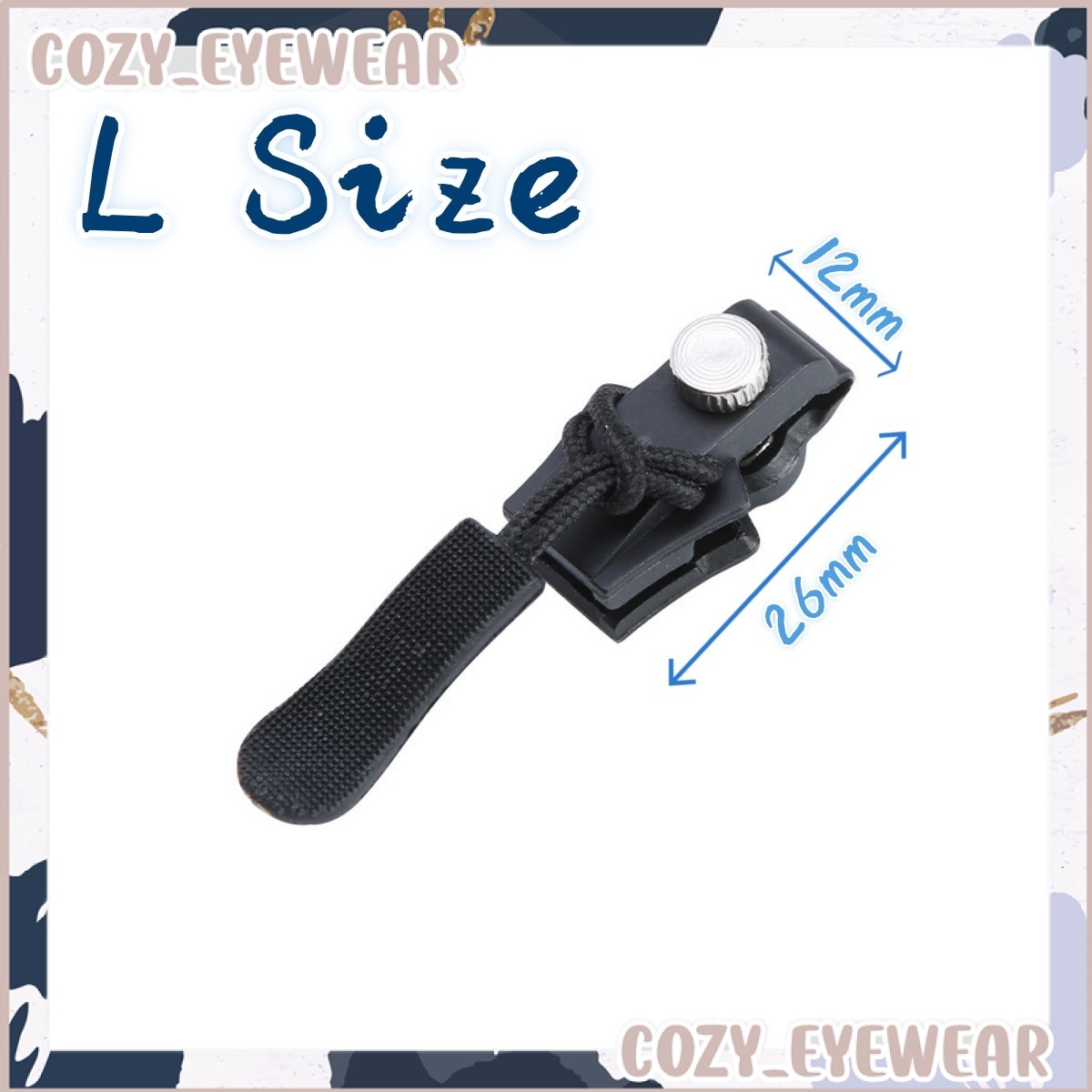 (1 PCS) Zipper Repair Kit DIY Zipper Head Replacement Zipper Slide Puller Lock Detachable Universal Instant Fix Zipper