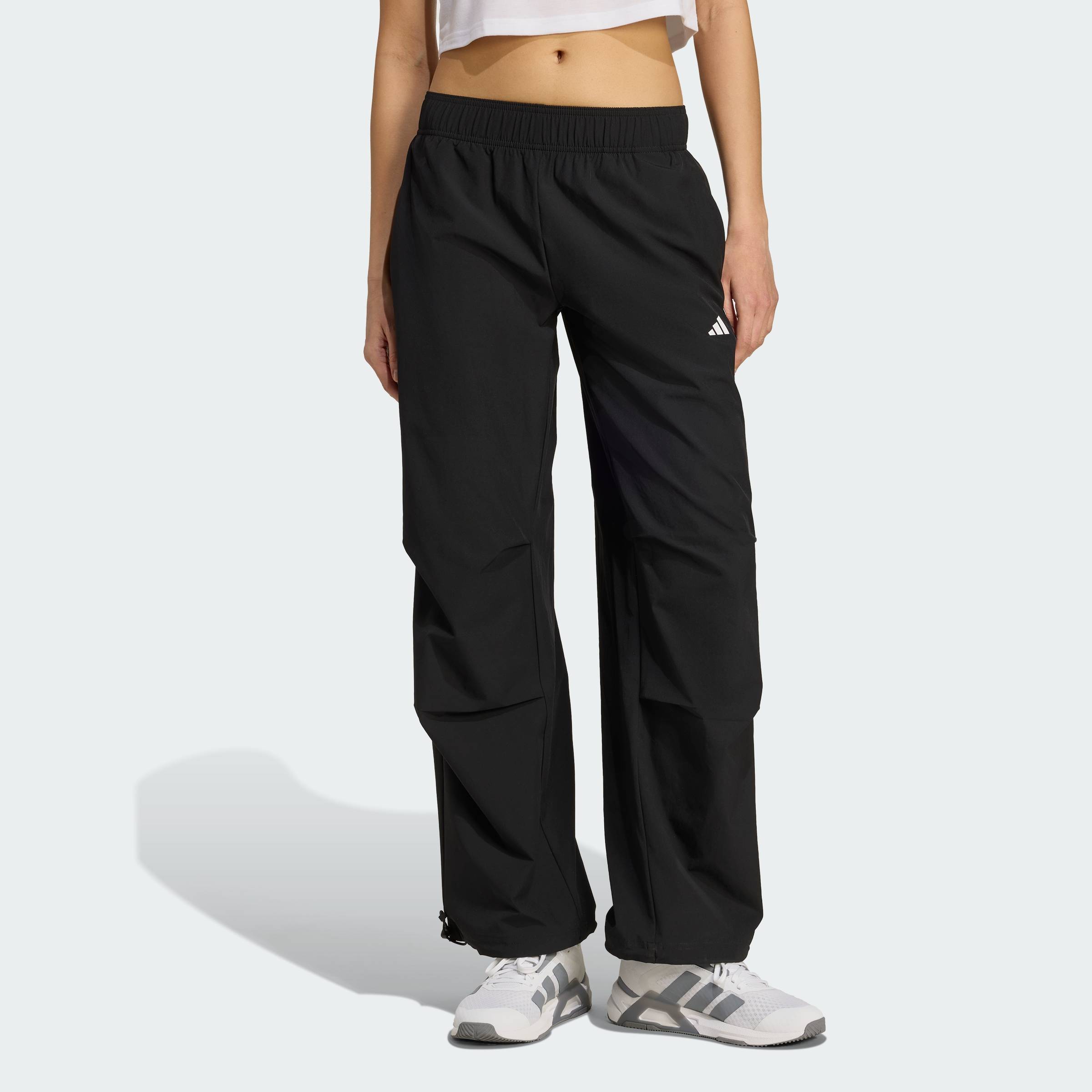 adidas Gym & Training Quần Tập Luyện Vải Dệt Workout Essentials Nữ Đen JL5081