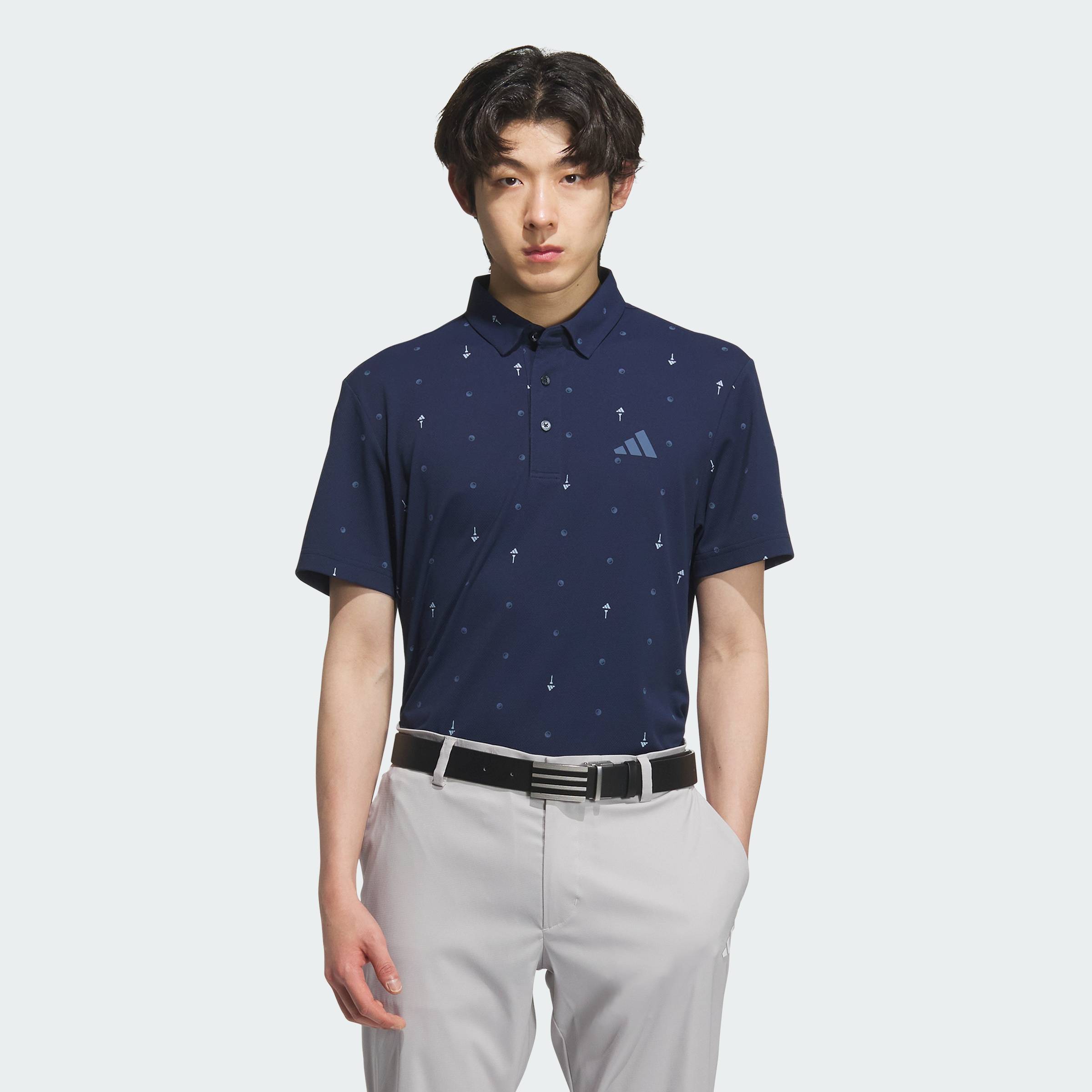 [24.4-MUA 3 GIẢM 30%+VOUCHER 10%] adidas Đánh gôn Áo Polo Ngắn Tay Monogram PG Nam Màu xanh da trời JF6300