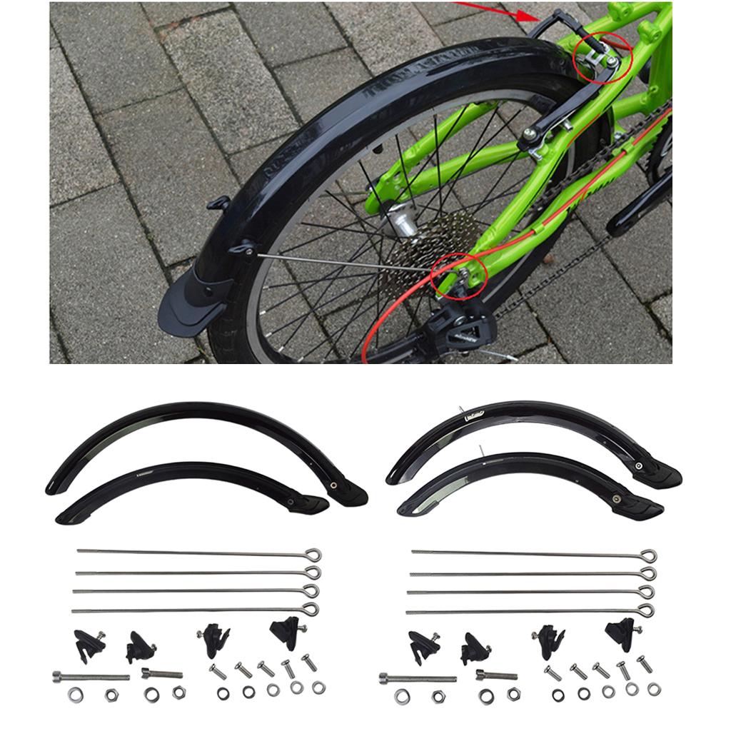 20 14 Folding Bike Mudguard Set for brake System