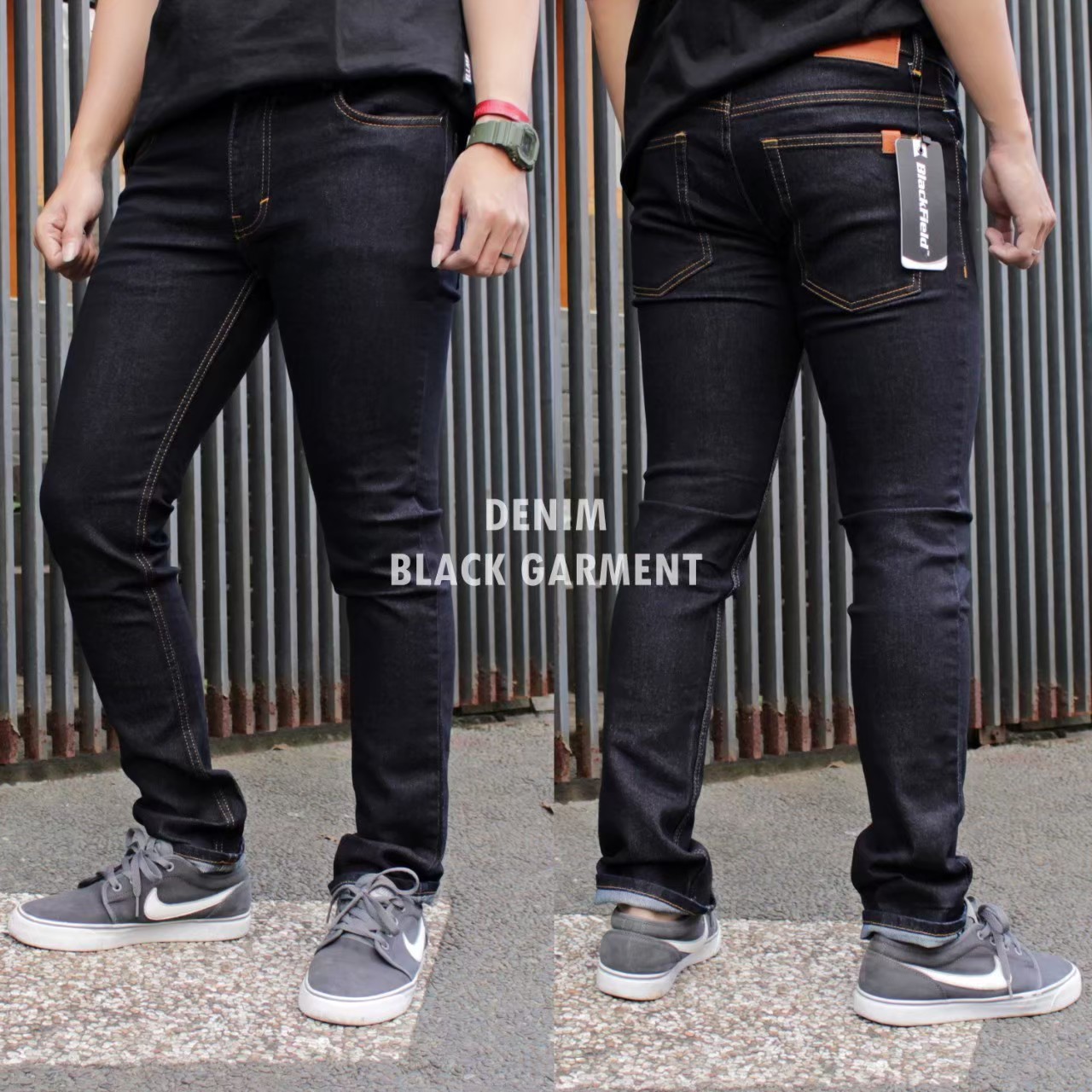 Jual Jeans Grey Black Terbaru - Jul 